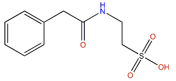 2-(2-Phenylacetamido)-ethanesulfonic acid